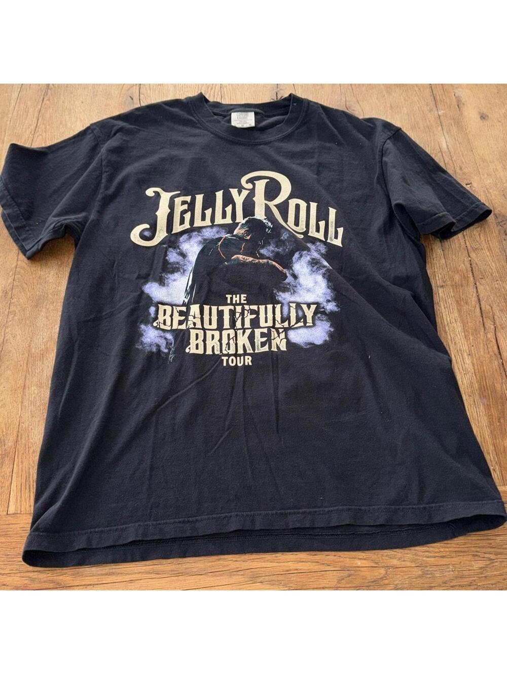 Jelly Roll The Beautifully Broken Tour Country T-Shirt Size Large